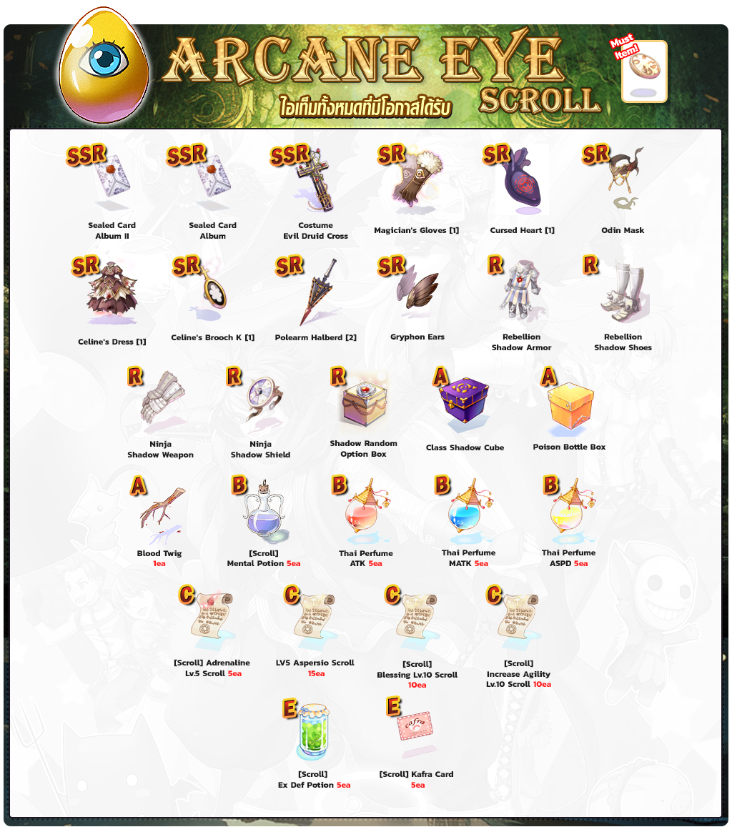 Baphomet Arcane Eye Scroll item details