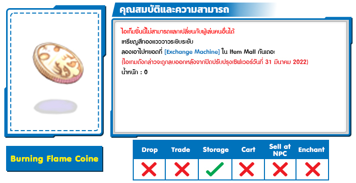 Burning Flame Coine
