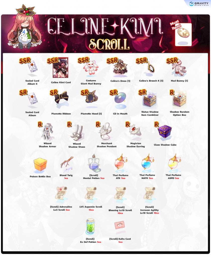Celine Kimi Scroll item details