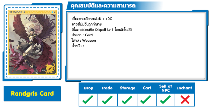 Randgris Card