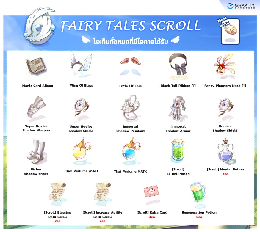 Fairy Tales Scroll item details