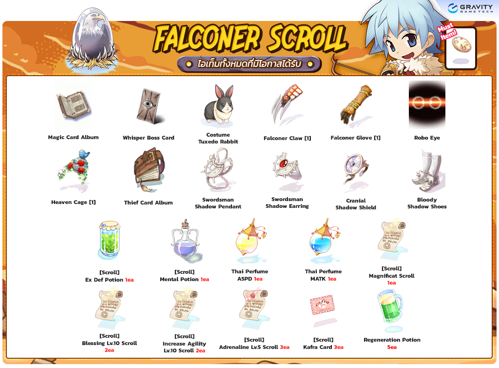 Falconer Scroll item details
