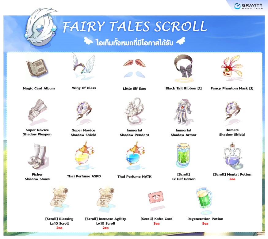Flash Sale Fairy Tales Scroll item details