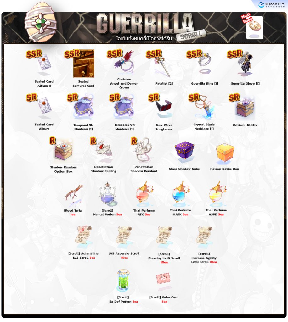 Guerrilla Scroll item details