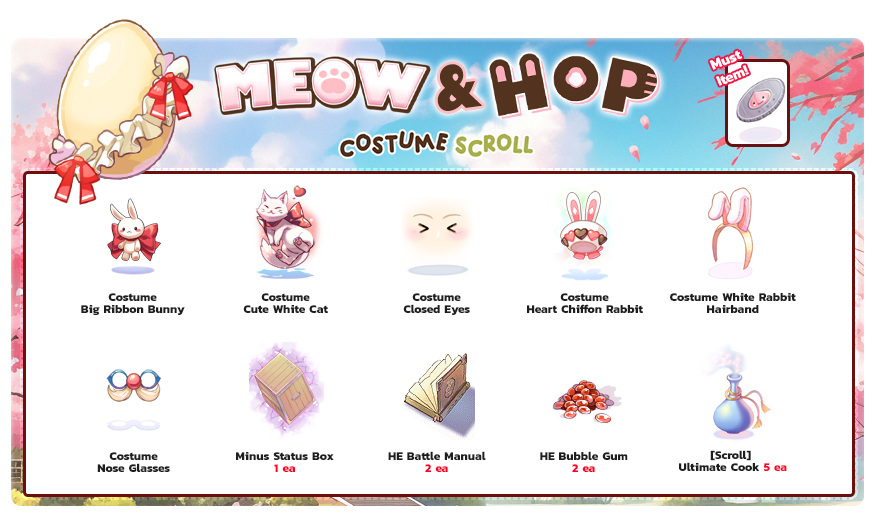 Baphomet Meow & Hop Costume Scroll item details