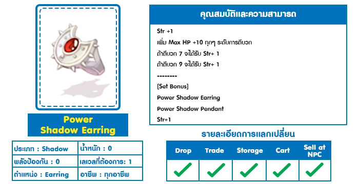Power Shadow Earring