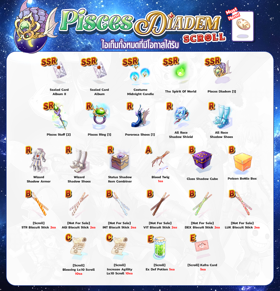 Baphomet Pisces Diadem Scroll item details