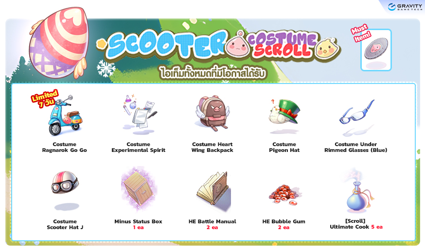 Scooter Costume Scroll item details