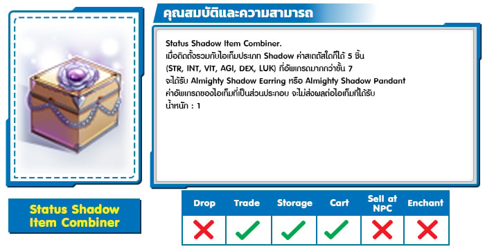 1911Status Shadow Item Combiner