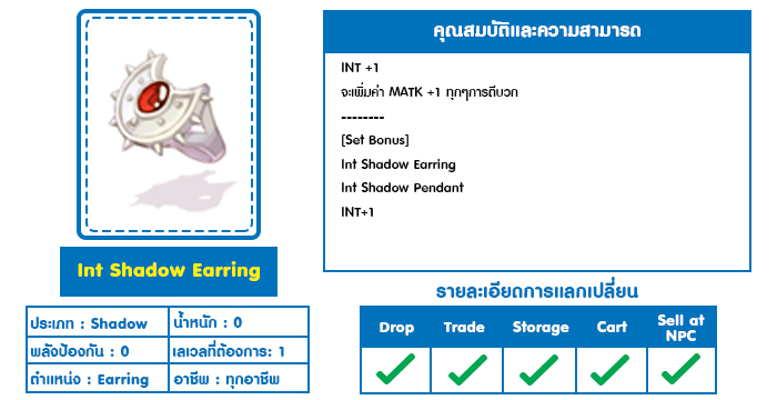 Int Shadow Earring