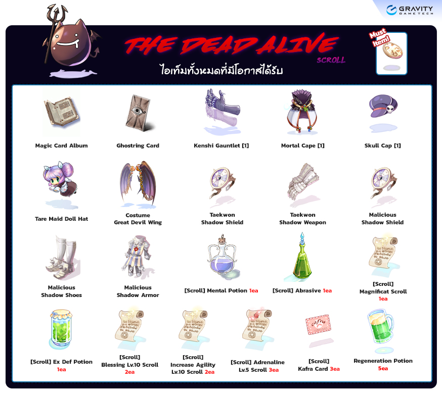 The Dead Alive Scroll item details