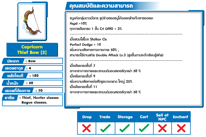 Capricorn Thief Bow 2